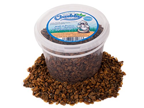Chubby Mealworms Dried Silkworm Pupae, 3 Litre