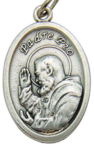 Padre Pio Profile Pendant Medal 3/4" Catholic Gift