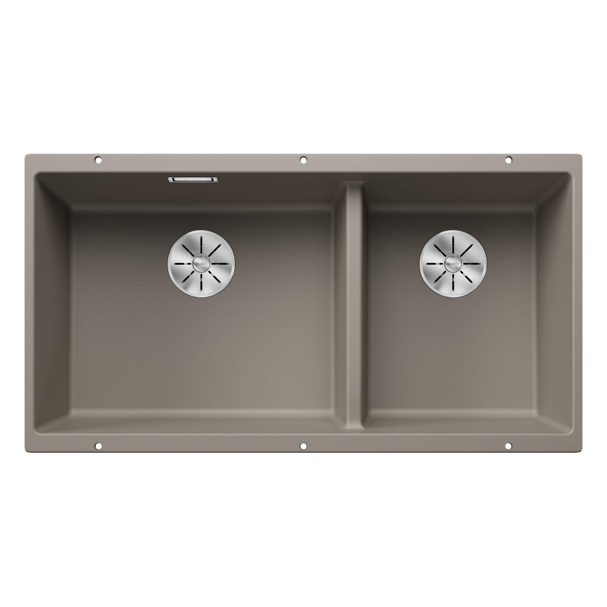 Blanco SUBLINE 480/320-U 523 591 - Fregadero de cocina 480/320-U-523 Tartufo, 1, 340 mm/160 mm, lavabo izquierdo