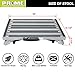Prime 1 Safety RV Steps Extra Large Platform 19in x 14.5in Extra Size RV Folding Step Stool and Ladder, 600lbs, Height Adjustable, Aluminium with Reflective Stripe, Anti-Slip Surface and Extra Grip