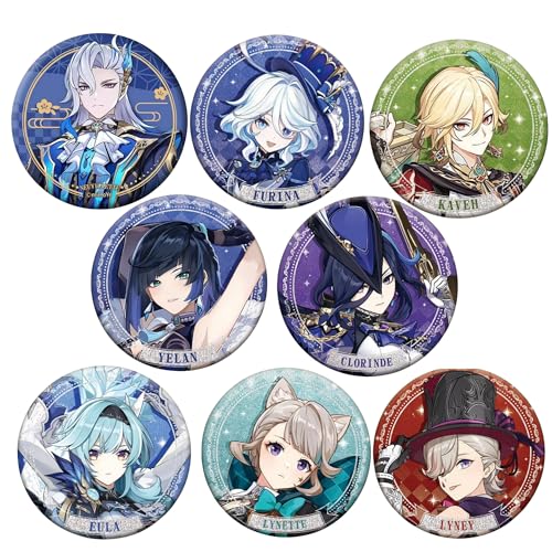 TaiCy Double Flash Badge - 5.8cm Character Badges,Pin Brooch for Collectors