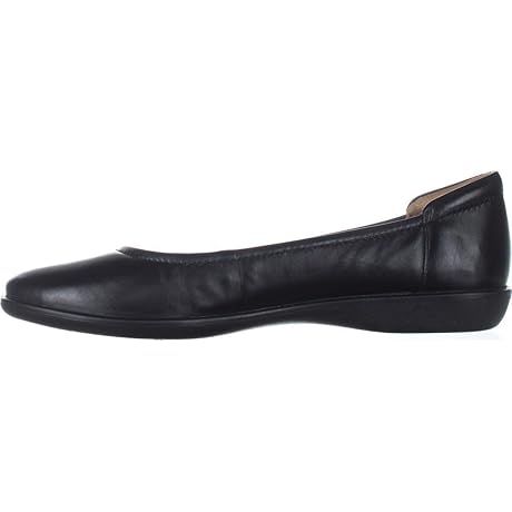 Women's Flexy Round Toe Leather Ballet Flats