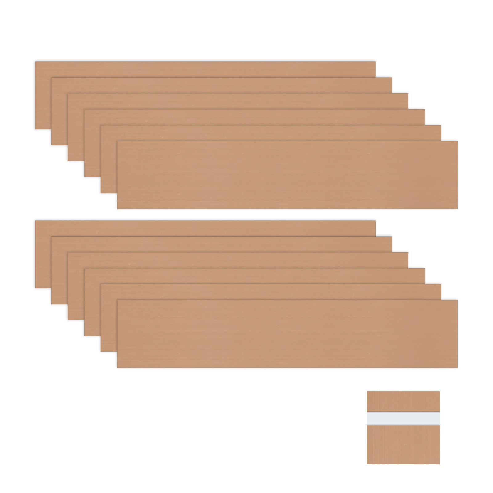 Laser Engraving Blanks - 12 Pack ABS Sheets -18