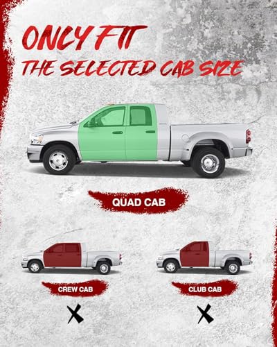 Estribos laterales para Dodge Ram 1500 Quad Cab 2009-2018 miniatura 2