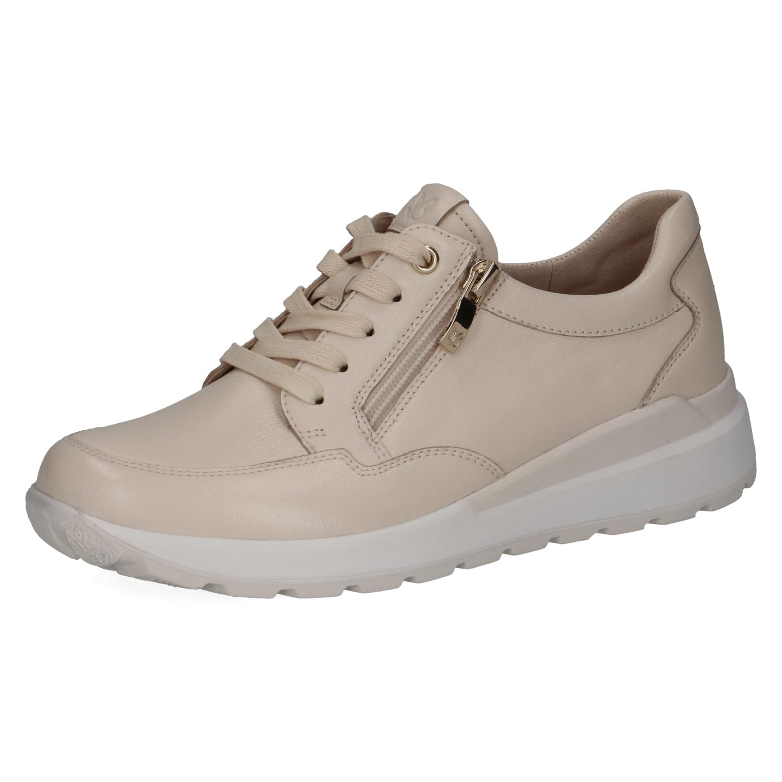 CAPRICE Women Damen 9-23738-45 Sneaker, Cream Nappa, 8 UK