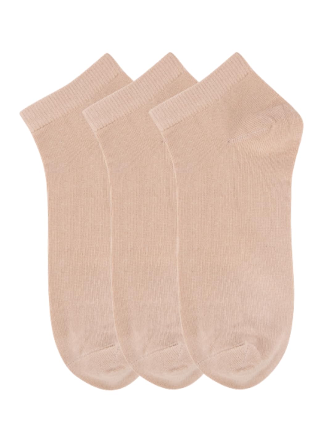 Women's Ankle Length Cotton Socks-Pack of 3 Pairs