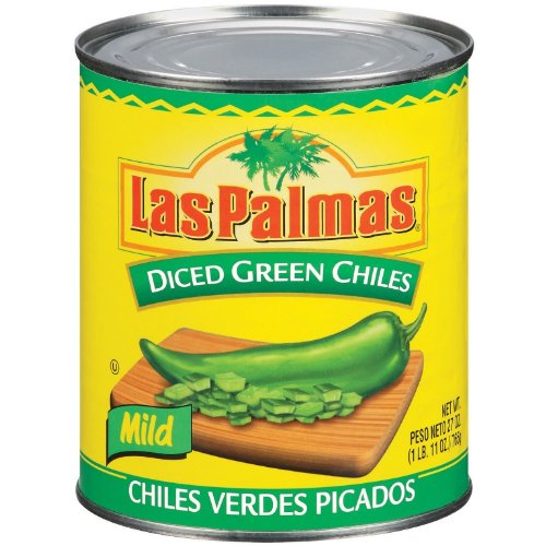 Las Palmas Diced Green Chiles, Mild, 27 Ounce (Pack of 12)