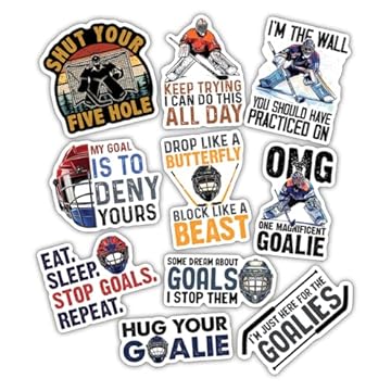 ice hockey helmet stickers