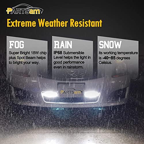Partsam GTCV-0964099239 6 Inch Led Light Bar White 36W 6500K Super Bright Spot Work Pods Single Row Off Road Driving Fog Boat Light Waterproof Suv Atv 4Wd Car Truck Golf Cart 12V 24V Ip67 thumb #5