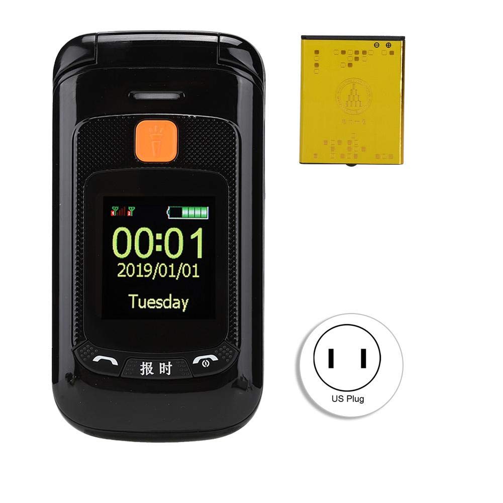 Big Button Mobile Phones, Full Voice-Assistance Touch Screen Flip Mobile Phone for The Elderly Also Suitable for Children and Adults.(US) 4