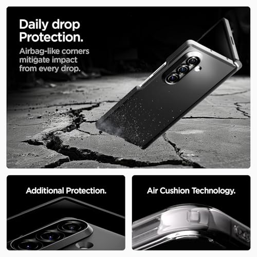 Image of Spigen Slim Armor Pro MagFit for Samsung Galaxy Z Fold 7 Case, Galaxy Z Fold 7 Back Cover (2025) - TPU+PC|Black