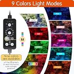 hygger Submersible Aquarium Led Beleuchtung,24/7 Mode Aquarium Light Full Spectrum LED mit Einstellbare Timer, 8W Fish Tank Lamp mit 9 Farben und 10 Einstellbare Helligkeit für 20-43cm Tank – Bild 3