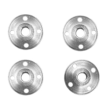 Tool Parts 2pcs 7mm Flange Coupling Connector With 4pcs Fastening Screw