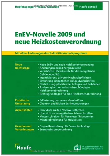 EnEV-Novelle 2009 und neue Heizkostenverordnung EnEV-Novelle 2009 und neue Heizkostenverordnung