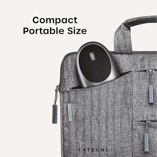 Image of Satechi M1 Wireless Bluetooth Mouse, USB-C Rechargeable, Compact & Portable, for MacBook Air /Pro /Neo, iPad Air /Pro, iPad mini, Mac mini, iMac & Windows - Space Gray