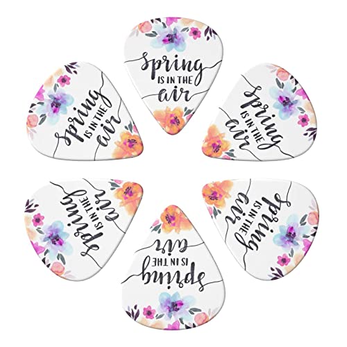 Spring Is In The Air Lot de 6 médiators pour guitare acoustique, guitare électrique, basse, ukulélé – fins, moyens et… - Les Beatles, Paul McCartney, John Lennon, RIngo Starr, George Harrison Spring Is In The Air Lot de 6 médiators pour guitare acoustique, guitare électrique, basse, ukulélé – fins, moyens et… – Image 5