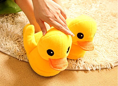 Cute Rubber Duck Winter Warm Slippers Plush Slippers4
