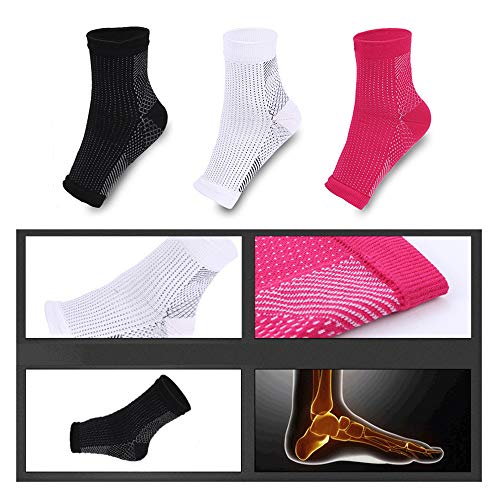 Tornozelo, Andoer Tornozelo Esportivo Compressão Pé Manga Arco Suporte Reduz a Dor E Inchaço Envoltó