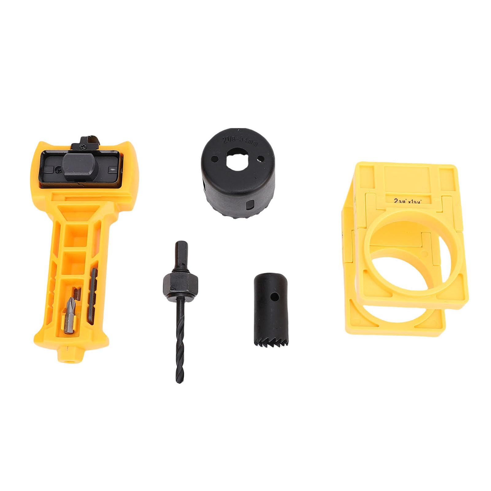 Kit de instalación de cerradura y sierra perforadora para puerta de madera estándar