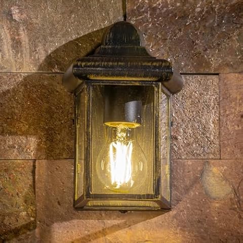 CGC Lighting Outdoor Bronze Lantern Wall Light Cover