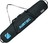 Vista 1 de Bolsa de Snowboard Acolchada AUMTISC para Viajes Aéreos, Bolsas de Viaje para Snowboard para Volar con Bolsillos para Equipo, Disponible en Longitud