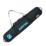AUMTISC Snowboard Bag Padded for Air Travel Flying Snow Board Bags Case with Storage Compartments Snowboarding Gear and Equipment Bag 165cm Blue