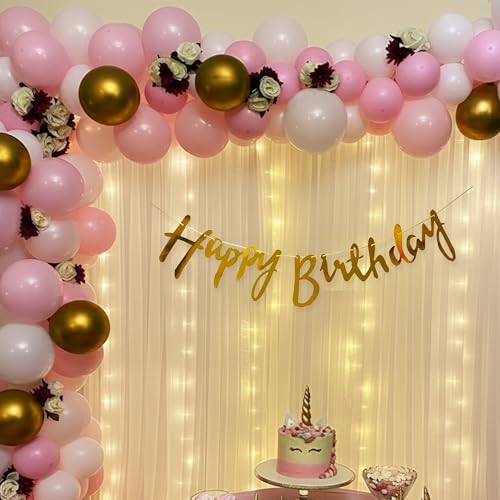 Image of Special You DIY Birthday Decoration Kit with Fairy Lights, Balloon Decor with Net, Decor for Teens Pink, 2 years Birthday Decoration Items Pink, Happy Birthday Decoration Kit 1 year