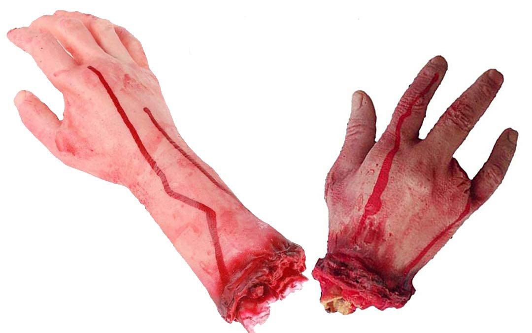 Sage Square Combo of Fake Cosmetic Arm Hand for Prank Halloween Party Props Cosplay Decorations (Set of 2) (Long Hand & Short Hand with Broken Finger) (B0875ZSDYJ) Amazon Price History, Amazon Price Tracker