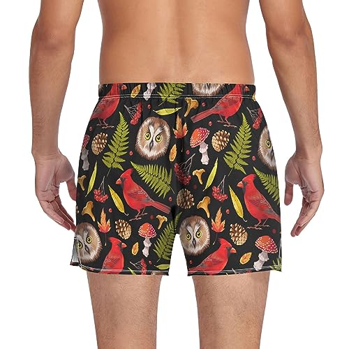 Men's Boxer Shorts Men's Underwear Casual Boxer Breathable Briefs Blue Whales Sea Bubble Small2