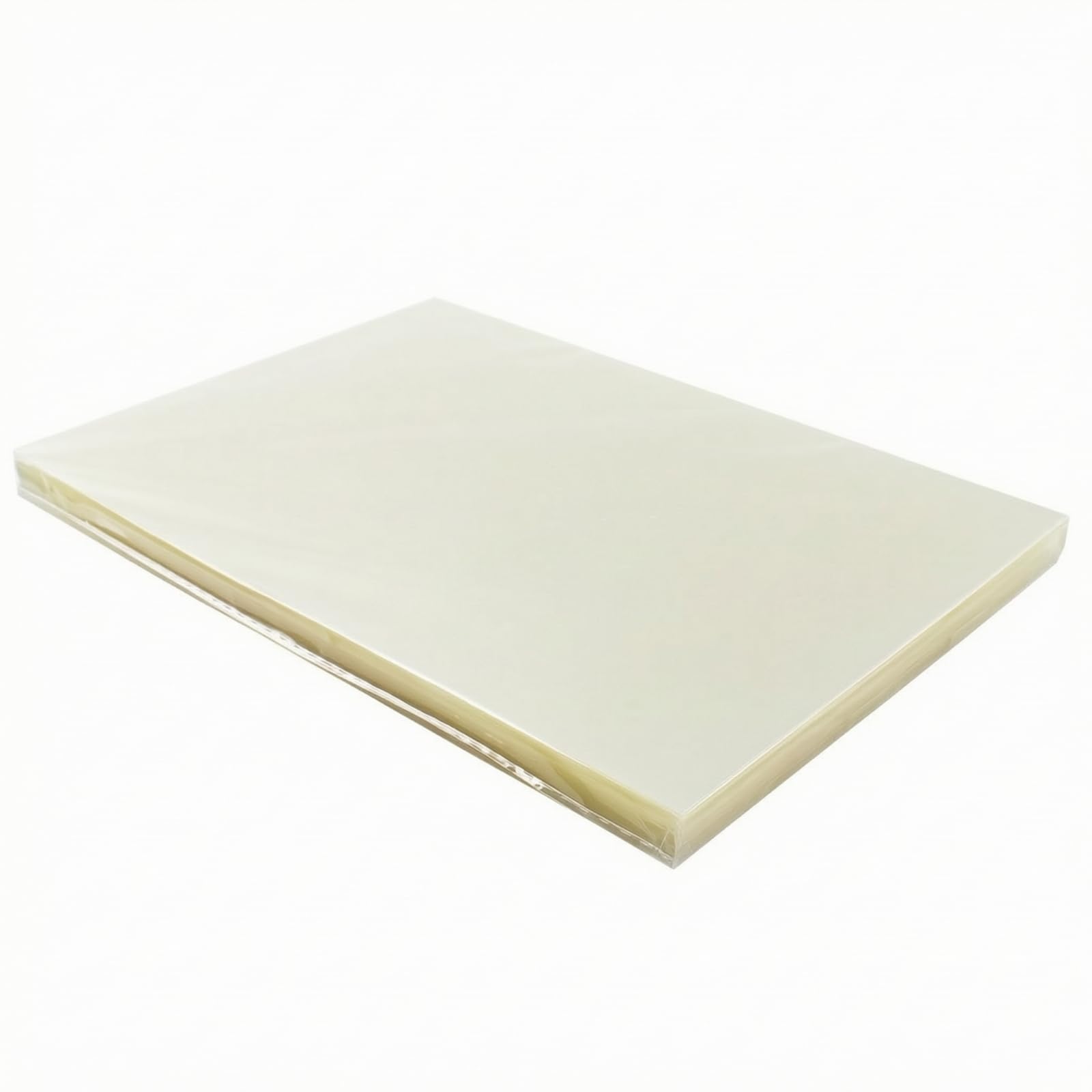 100 Pièces Feuille Cverture Polyvalent Feuille Plastique Imprimable Économique Protège-Document pr Documen Manipulés, 12.