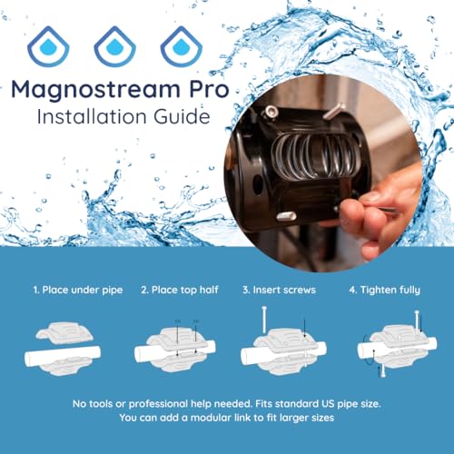 Magnostream Multi-Unit Bundle - Descalcificador magnético miniatura 4