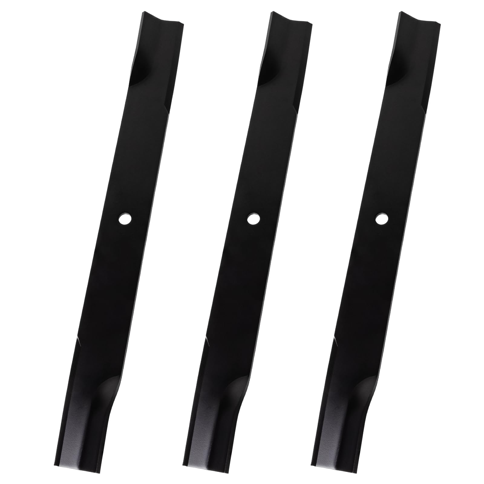 Cuchilla de cortacésped 105-7781-03 compatible con cubierta de 52 pulgadas, hoja de flujo alto para 30099 30694 74237 74539 74943 79559, reemplaza 108-1117 110-0409 105-77 781, 30 cm. Contenido