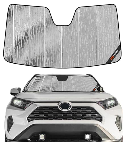 Pigenius Windshield Sunshade for Toyota RAV4 2019-2025 RAV4 Prime 2021-2024 Front Window Shade - AstraGuard
