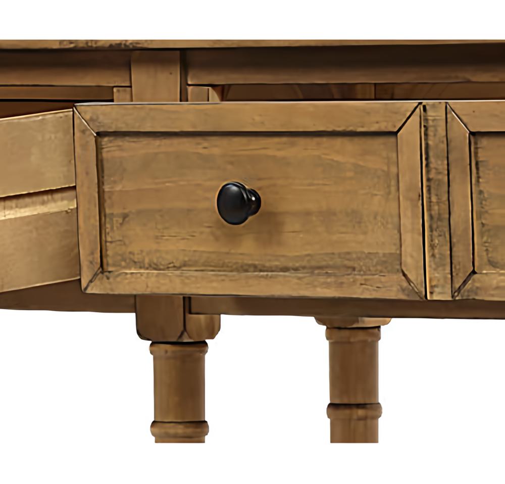 Amazon.com: Merax Solid Wood Console Table with 2 Drawers, 2-Tier