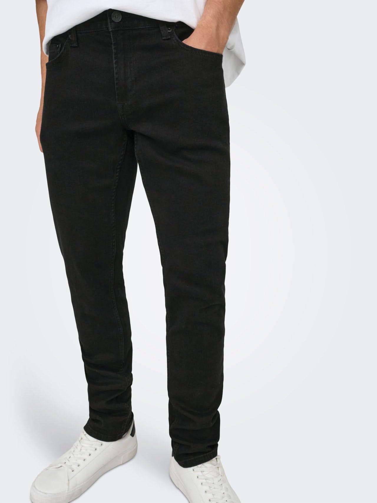 ONLY & SONS Onsloom Black Dcc 0448 Noos - Jeansy slim Mężczyźni