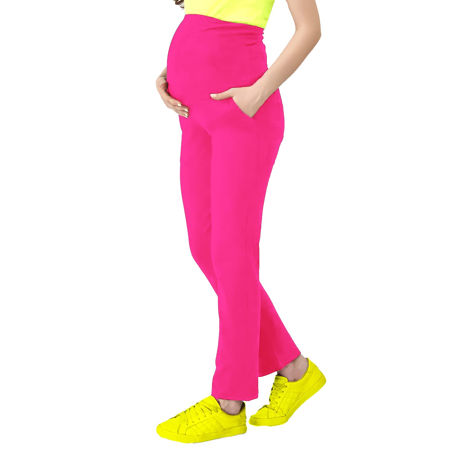 LENAM Women's Relaxed Fit Maternity Pants-picture-10