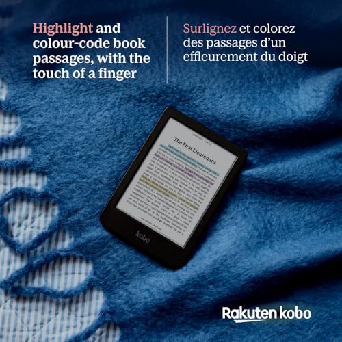 Kobo Clara Colour | eReader | 6" Glare-Free Colour E Ink Display | Dark Mode Option | Waterproof | Audiobooks | 16GB of Storage | Black - Image 2