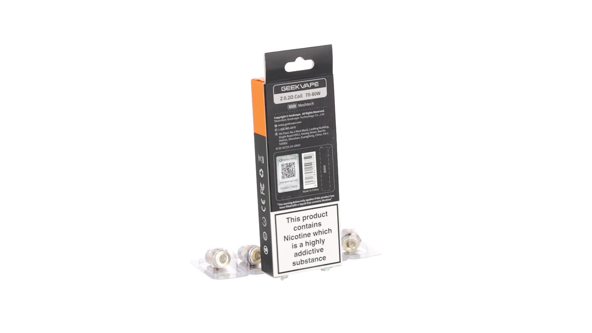 GEEKVAPE Z Series 0.2 Ohm Replacement Coils [Pack of 5]