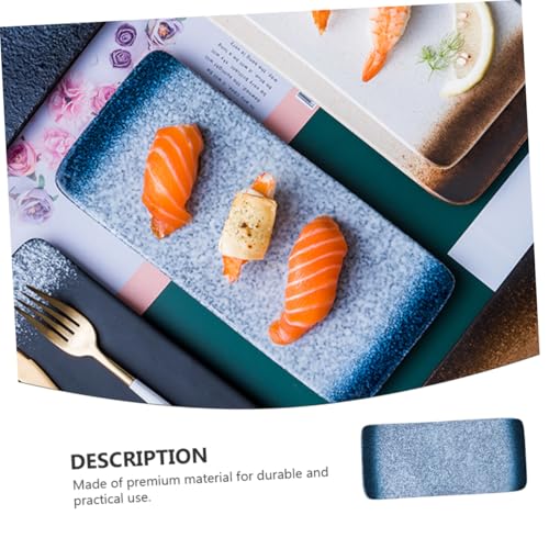 BESPORTBLE Plato estilo japonés para sushi reusable miniatura 3
