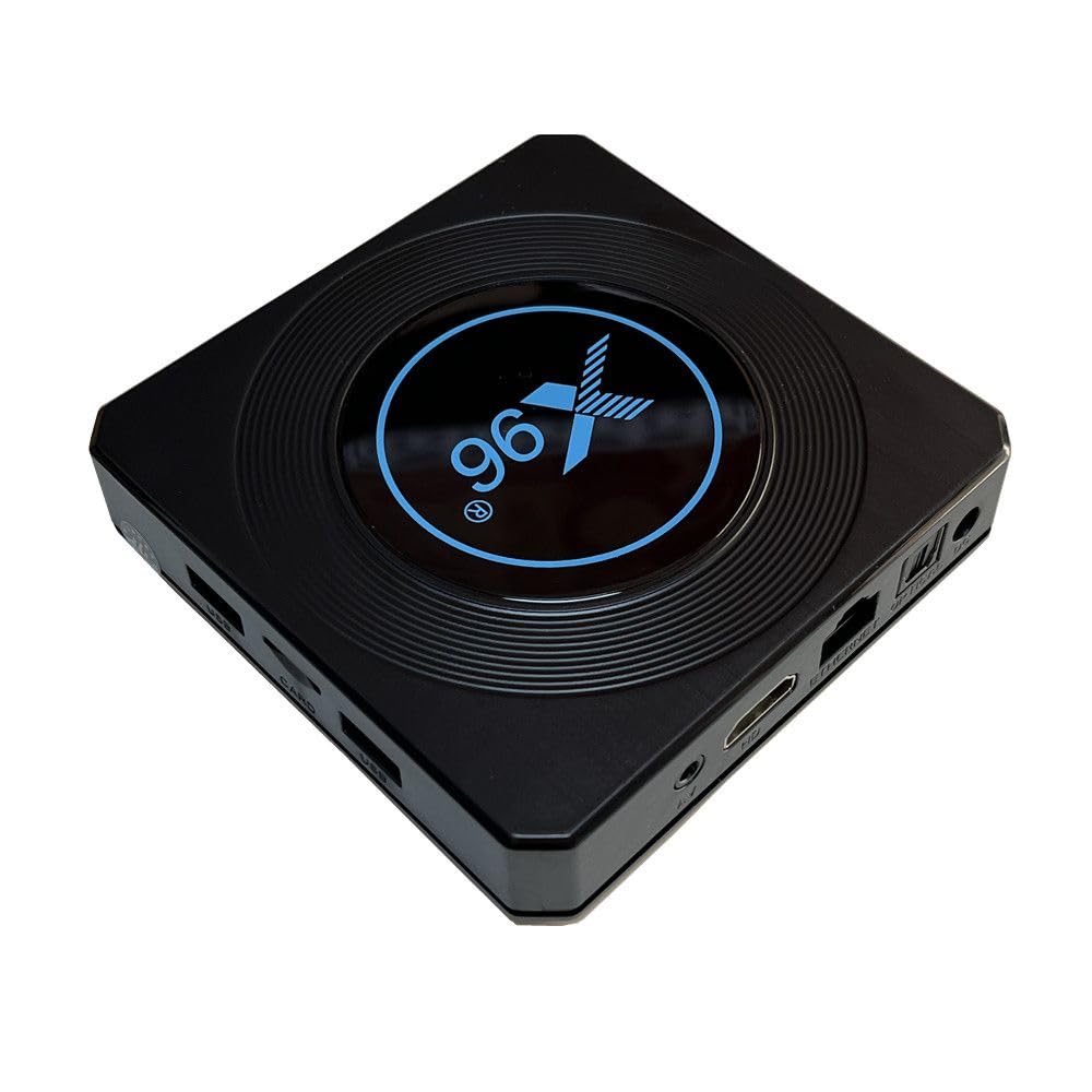 4 GB 64 GB X96 X4 Smart TV Box Android 11.0 S905X4 Quad Core 2.4G/5G WiFi 1000M, BT4.1 USB3.0 Supporto AV1, H.265, HDR 8K 24fps Set top box