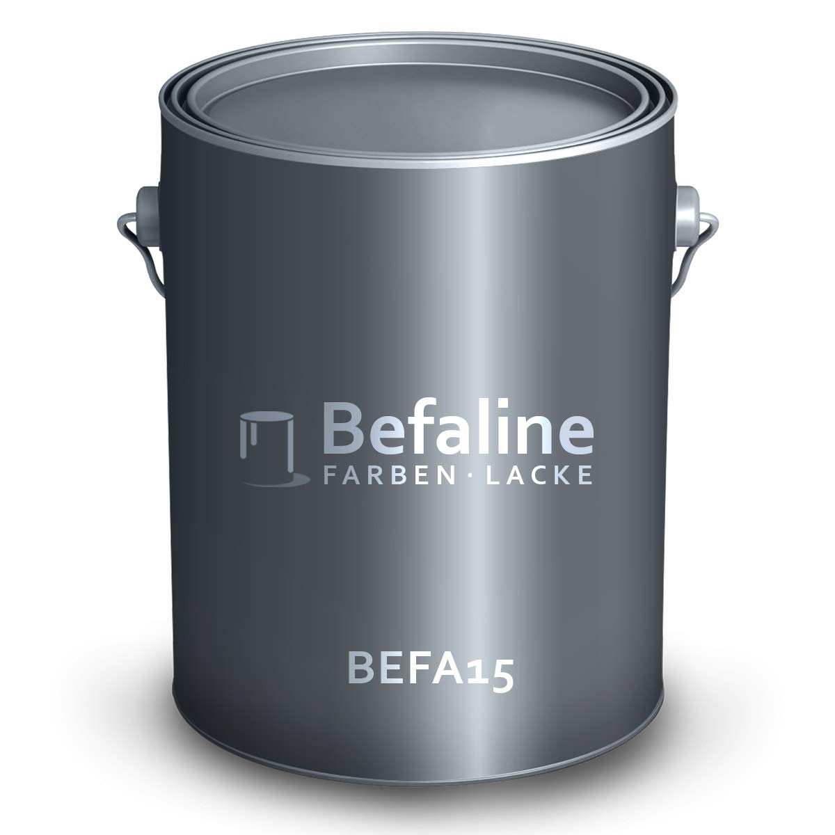 BEFA-15 Premium 1K Vernis transparent PU pour bois et métal I 2,5 l Rouge feu brillant I Vernis résistant pour bateau, escalier et parquet pour intérieur et extérieur I Protection UV sans