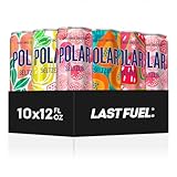 LastFuel. Polar Seltzer Water, Slim Can Limited Edition (10 Pack, Summer Assorted)