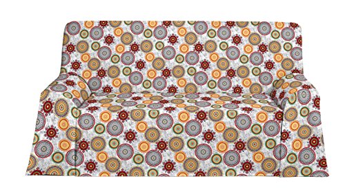 Martina Home Mikonos Foulard Multiusos, Tela, Verde, 180x130x3 cm