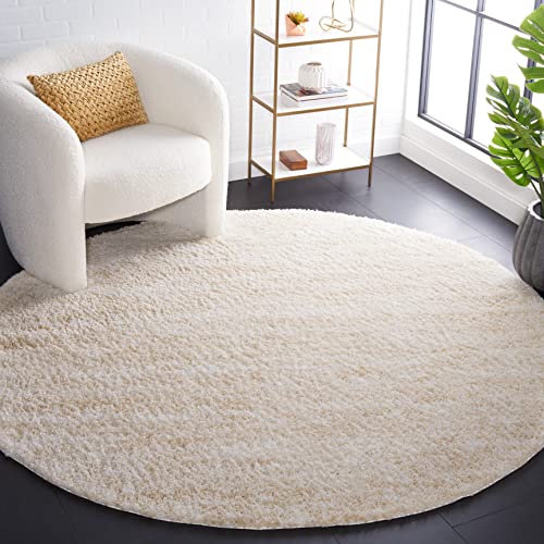 SAFAVIEH 7' Round Berber Rug