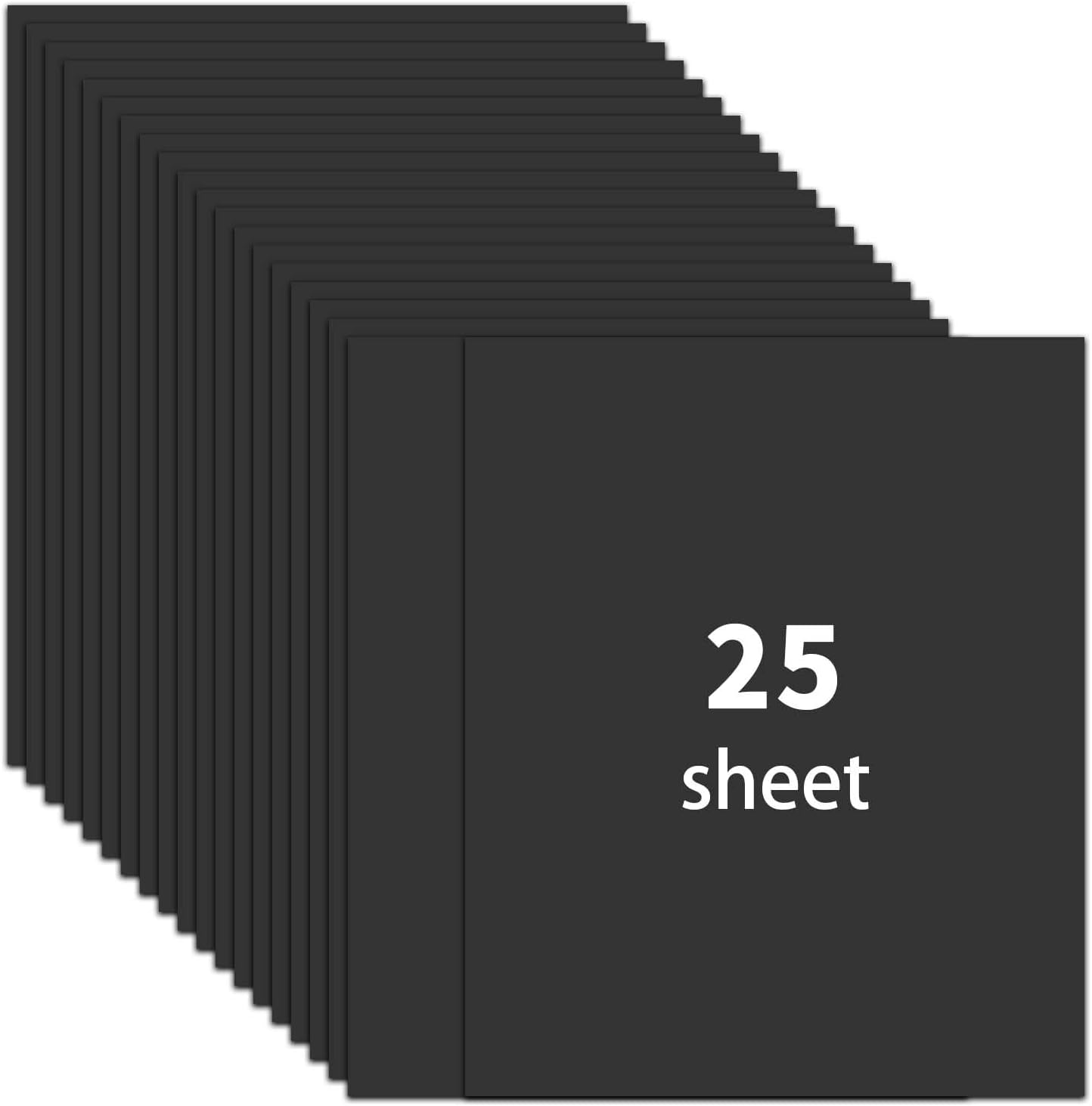 Black 8.5'' x 11''Cardstock Paper,250gsm/92bl Thick Paper