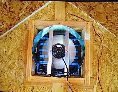 Amtrak Solar potente ventilador solar de techo, ático y escape de 50 vatios – enfría y ventila silenciosamente casa, garaje, RV o barco – reduce humedad – con interruptor encendido/apagado – Hecho en EE. UU. miniatura 4