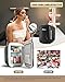 BEICHEN Mini Fridge [Upgrade], Small Fridge Rapid Cooling 4 Liter/6 Cans Skincare Fridge, Cooler and Warmer Refrigerators for Bedroom, Cosmetics, Office and Car (Black)