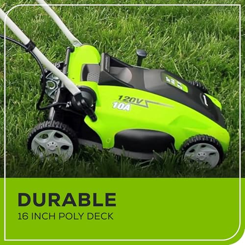 Image of Greenworks 10 Amp 16-inch Corded Mower, 25142