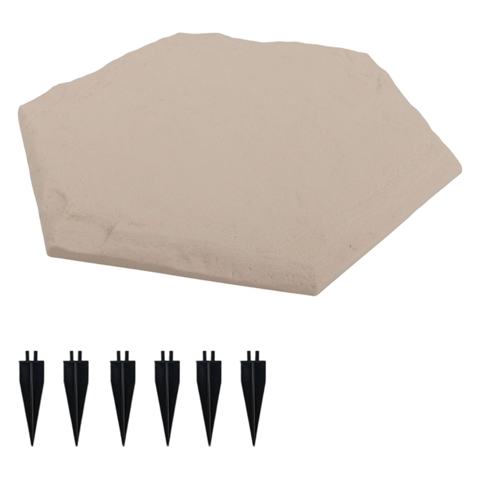 ordinarYone Heavy Duty Resin for Gardens and Sidewalks Realistic Texture Design Weather Resistant Garden Decors