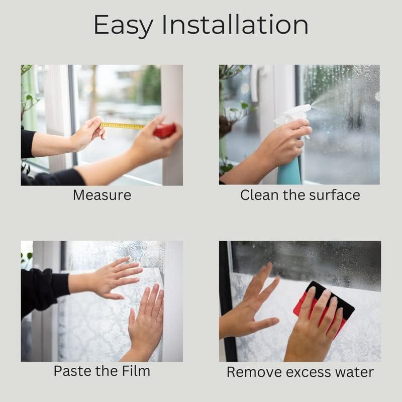 Image of Frosted Grid Window Glass Film for Privacy Sunlight- Frosted Grid 12 X 36 Inchs